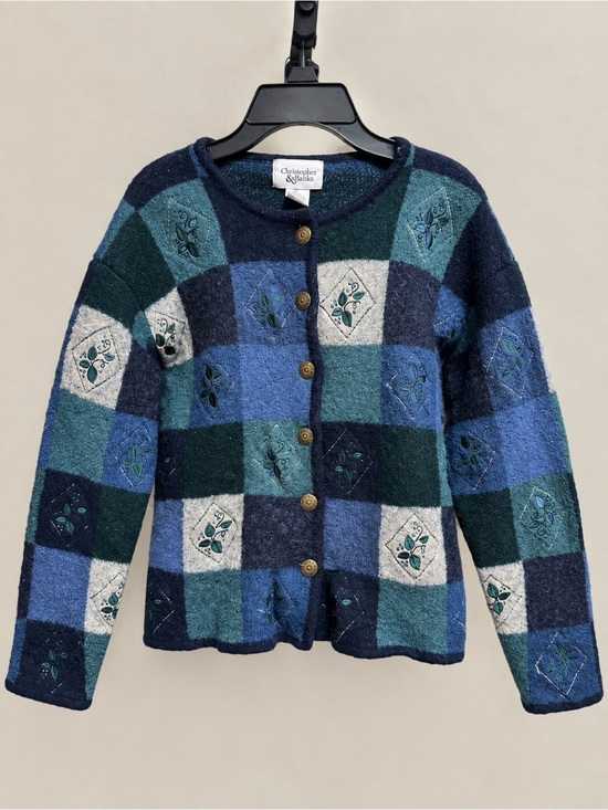Christopher & Banks Sweaters - Christopher & Banks Vintage Patchwork Cardigan 💙🌿